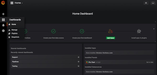 Grafana Home Dashboard