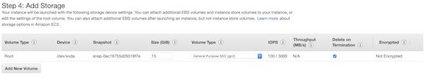 AWS EC2 instance storage