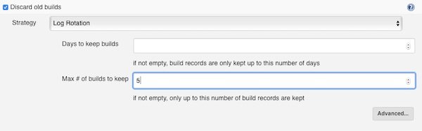 Discard old builds